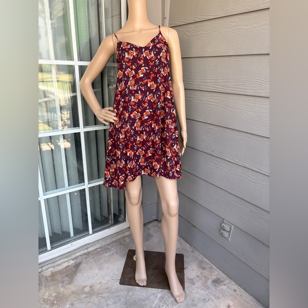 Altar’d State Burgundy Floral Dress